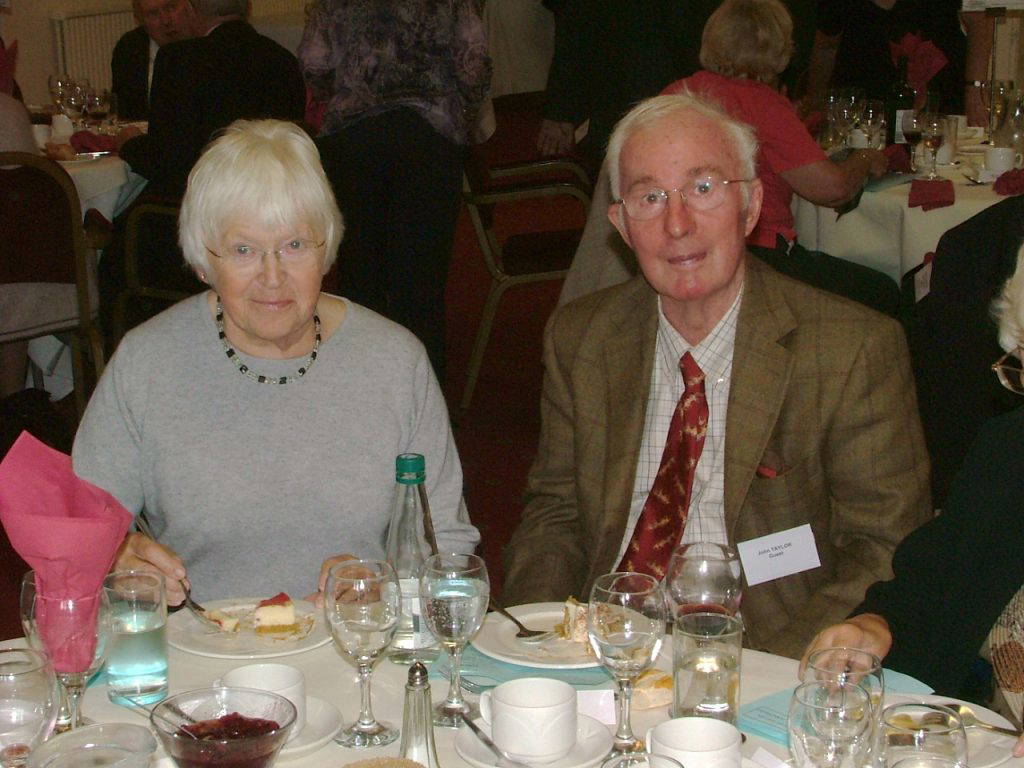 DSCF4061 Jo Taylor (nee Secretan) with husband John
